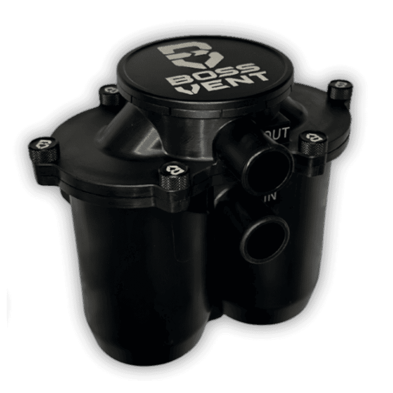 BOSSVENT XL Universal 19mm (3/4″) Oil Catch Can Kit