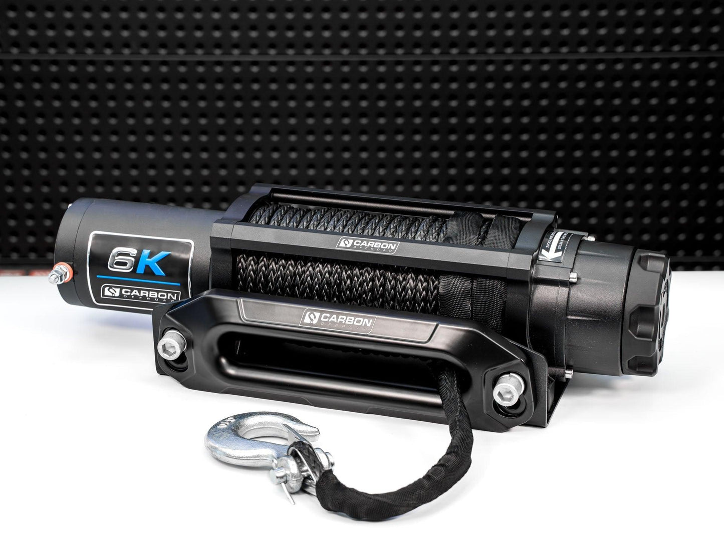 Carbon Offroad Long Drum 6000lb ATV/Small 4X4 Winch - CW - XD6L 3