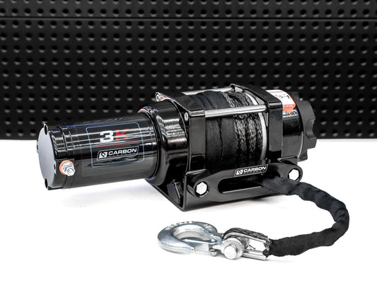 Carbon 3.0k 3000lb ATV/Trailer Winch - CW - 3U 2 Carbon Offroad