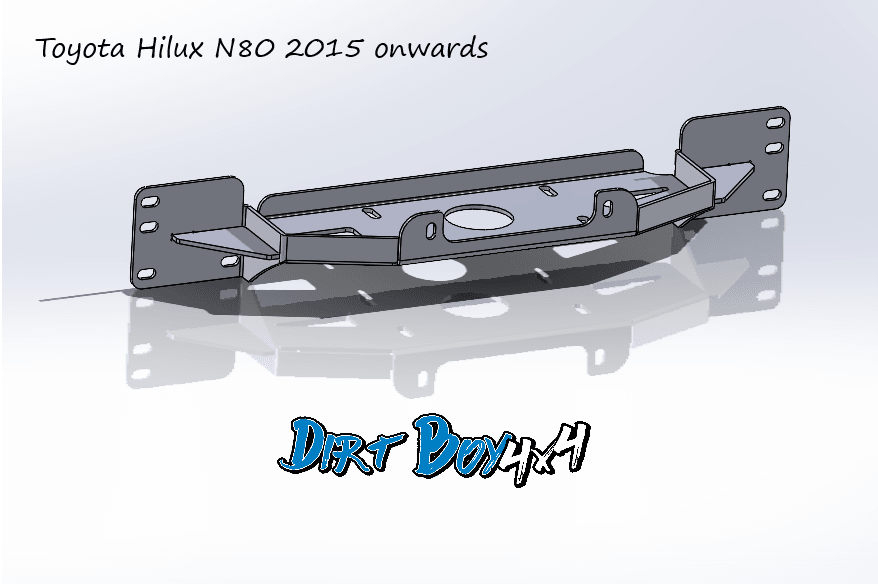 Hidden winch cradle - N80 Toyota HiLux - Revolve4x4