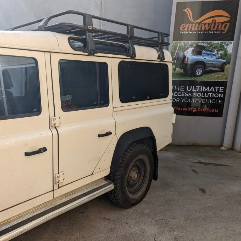 Gullwing Window – Land Rover Defender 90, 110 – Emuwing - Revolve4x4