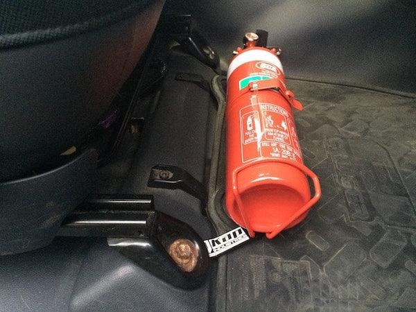 Toyota FJ Cruiser Fire Extinguisher Bracket