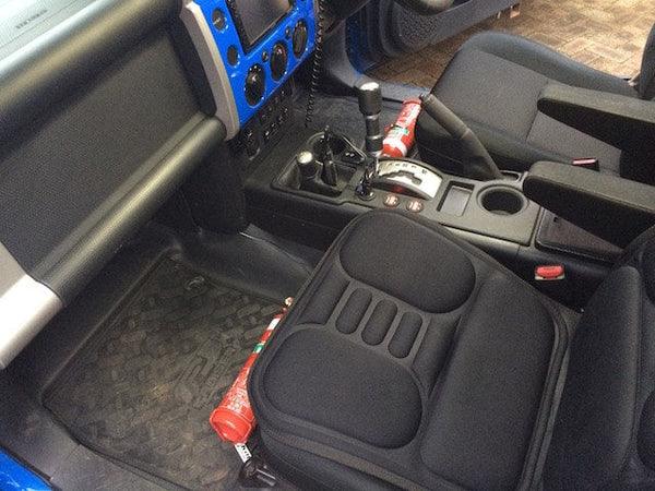 Toyota FJ Cruiser Fire Extinguisher Bracket