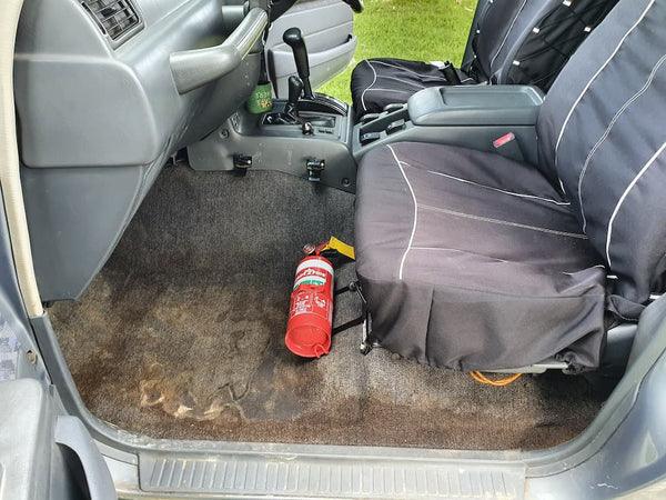 Toyota Landcruiser 80 Series Fire Extinguisher Bracket