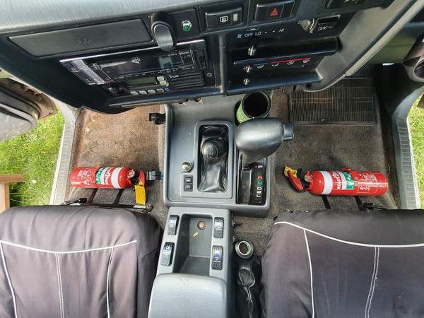 Toyota Landcruiser 80 Series Fire Extinguisher Bracket