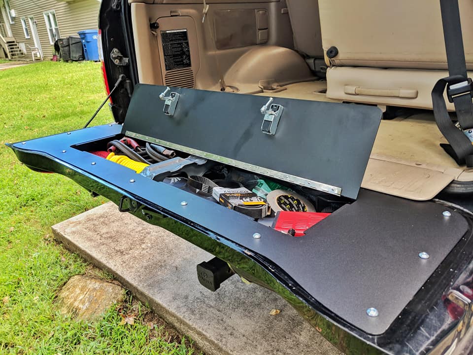 100/105 Series LandCruiser Tailgate Storage 2000-2007 - Revolve4x4