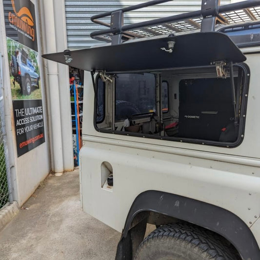 Gullwing Window – Land Rover Defender 90, 110 – Emuwing - Revolve4x4