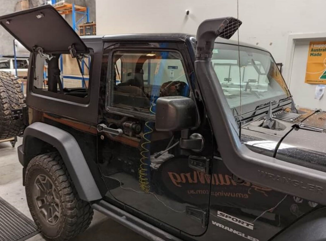 Gullwing Window – Jeep Wrangler JK (2 door) 11-18 – Emuwing - Revolve4x4