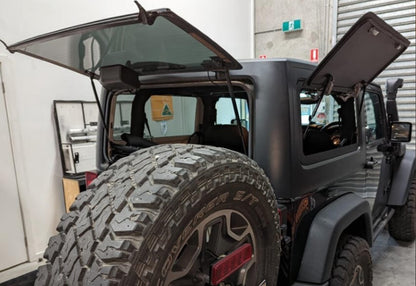 Gullwing Window – Jeep Wrangler JK (2 door) 11-18 – Emuwing - Revolve4x4