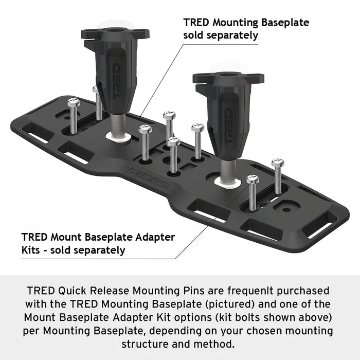 TRED 113mm Quick Release Mounting Pins - Revolve4x4