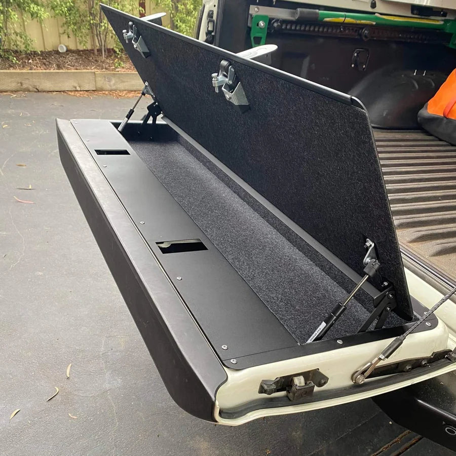 D23 NP300 Navara Tailgate Storage 2014+ - Revolve4x4