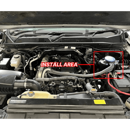 BOSSVENT Nissan Navara (2015-On NP300 D23 ST 2.3L) Oil Catch Can Kit