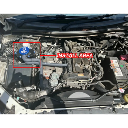 BossVent Mitsubishi Triton MQ, MR (2015-2023 2.4L Turbo Diesel) Oil Catch Can Kit
