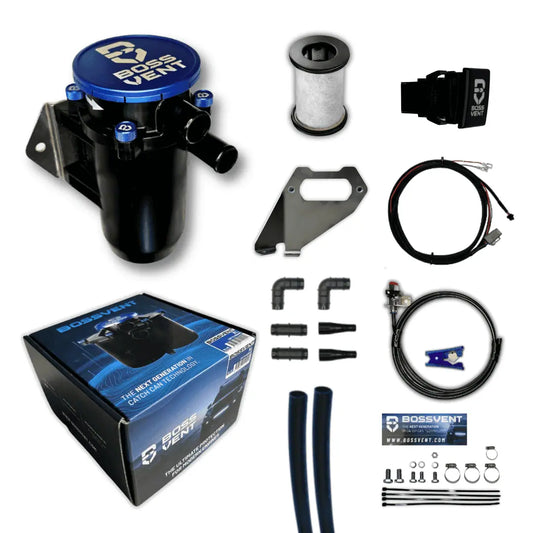 BossVent Holden Colorado (2013-2020 RG 2.8L TD) Oil Catch Can Kit