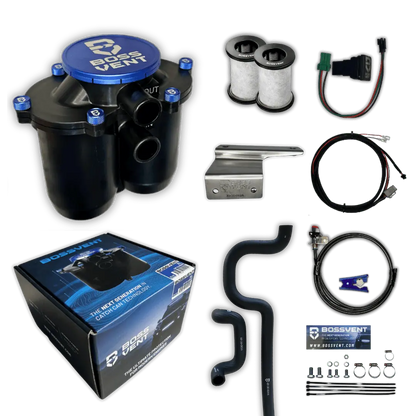 BossVent Ford Ranger PX2 & PX3 (2015 – 2022 3.2L 5Cyl TDCI P5AT) Oil Catch Can Kit