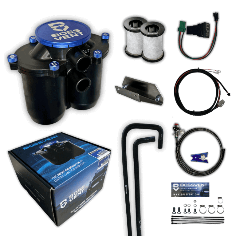 BossVent Mazda BT-50 (2020-on 3.0L Turbo Diesel) Oil Catch Can Kit - Revolve4x4