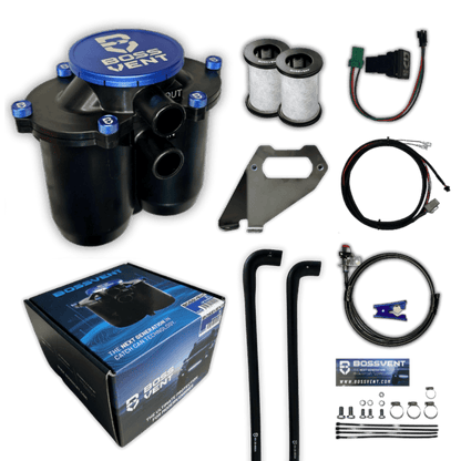 BossVent Toyota Fortuner (2015-2022 2.4L/2.8L Turbo Diesel) Oil Catch Can Kit - Revolve4x4